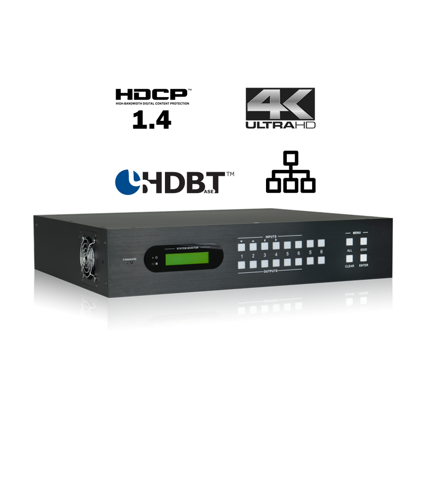 MUH88TP-N 4K HDMI HDBaseT Matrix Switcher