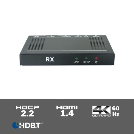 TPUH411R - 4K HDBaseT PoH HDCP 2.2 receiver