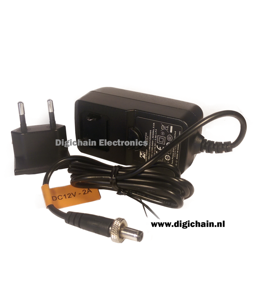 Adapter 12V 2A (lockable)