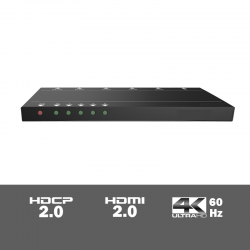 SUH4-H2 - 4-voudige 4K HDMI 2.0 splitter