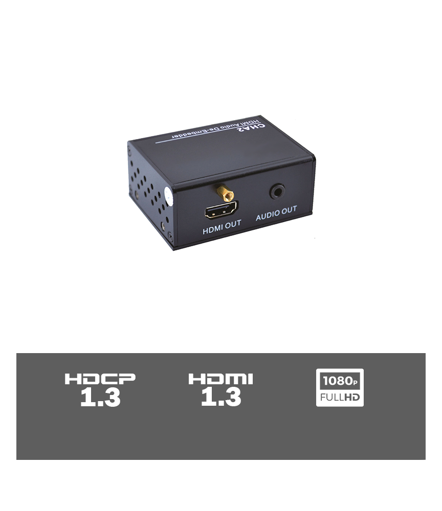 CHA2 - HDMI audio de-embedder