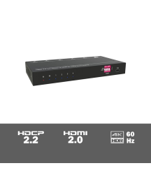 SUH4E-H2 - 4-way 4K HDMI 2.0 splitter including HDCP killer