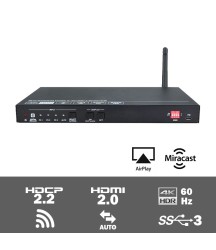 SCU41-BYOD - 4 input scaler/switcher met Airplay & Miracast