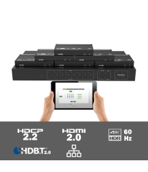 MUH88E-H2 - 8x8 HDMI 2.0 HDBaseT matrix (set)