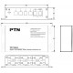 PTN - WVG4A - 4 voudige VGA + audio switcher
