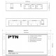 PTN - SDV4 - 4 voudige DVI splitter