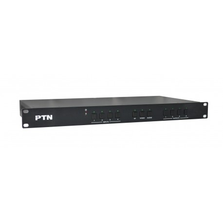 PTN - MVG44A - 4x4 VGA Matrix switcher met audio