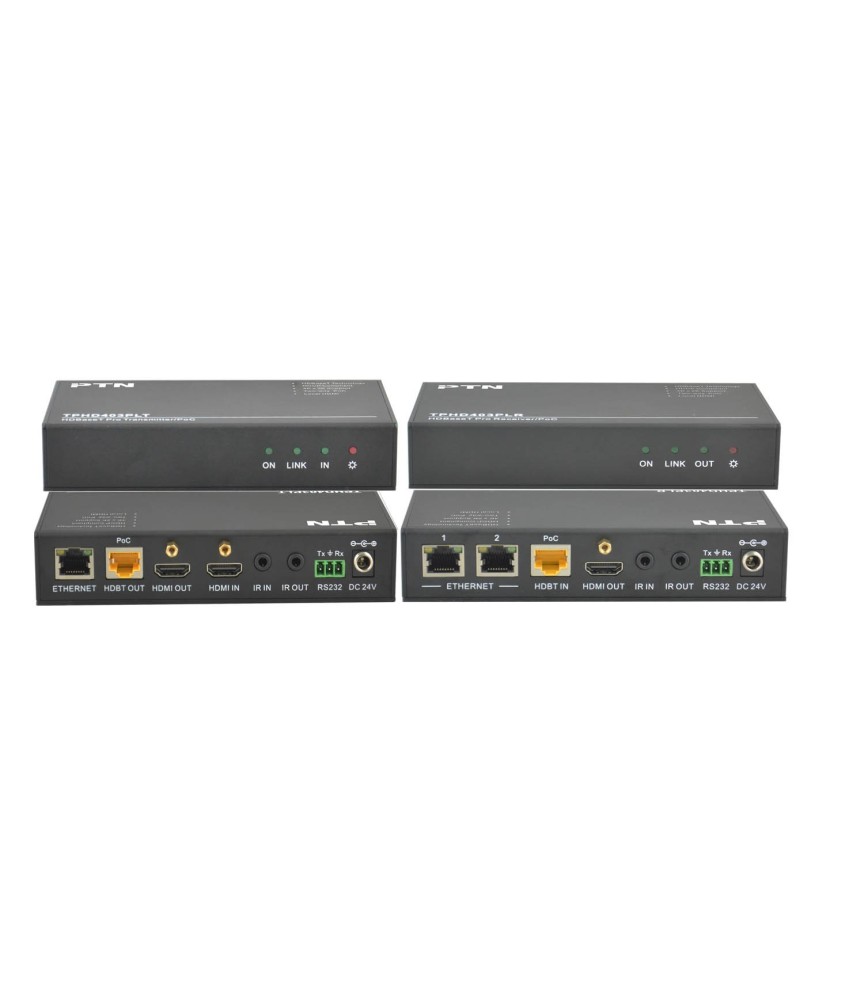 PTN - TPHD403PL - 4K HDBaseT extender kit PoE 100m